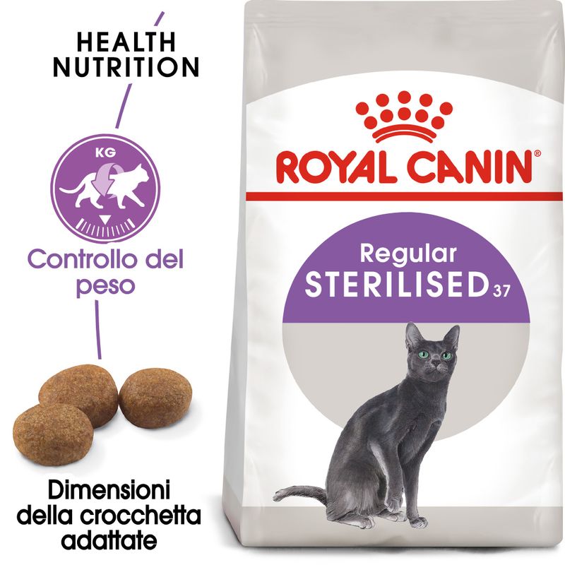 Royal Canin Sterilised 37 4kg - Crocchette per Gatti Royal Canin Sterilised 37 4kg - Crocchette per Gatti
